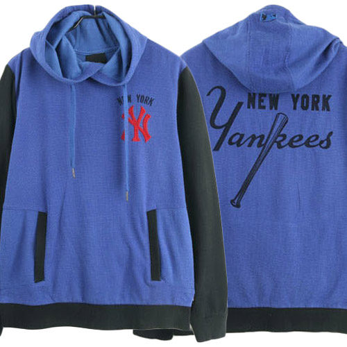 MLB 엠엘비 뉴욕 양키즈 후드 티셔츠 SIZE 100 루스, ROOS