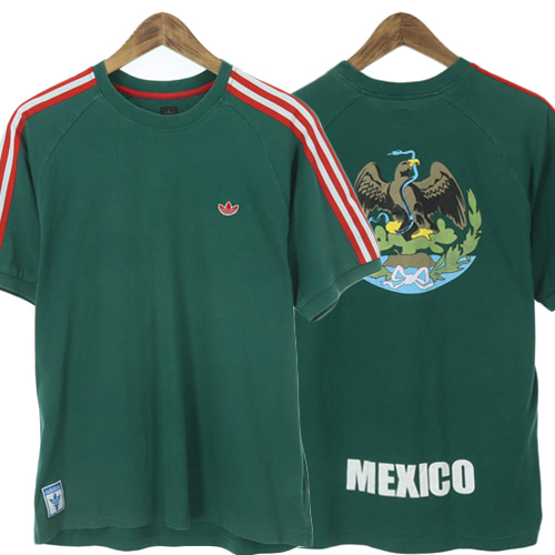 ADIDAS 아디다스 올드스쿨 멕시코 티셔츠 SIZE 97 루스, ROOS